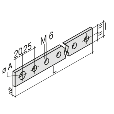 Koperen rails met draad - Bescherming, overdracht en distributie van stroom - PRODUCT_MAIN_PICTURE2_EXT