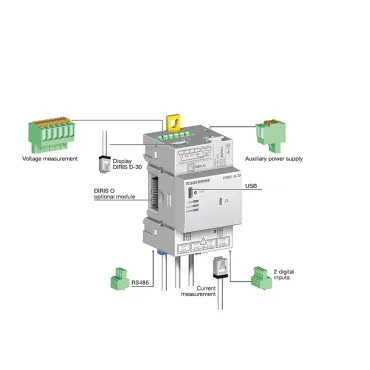 DIRIS B - Vermogenskwaliteit, bewaking en meting - EXPLODED_VIEW_EXT