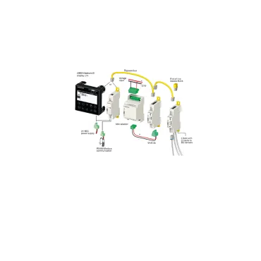 DIRIS Digiware Udc Adapter - Vermogenskwaliteit, bewaking en meting - EXPLODED_VIEW_EXT