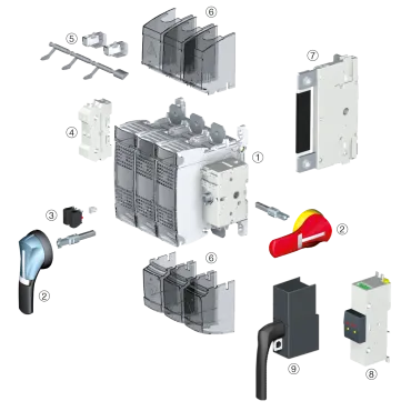FUSERBLOC NFC/DIN - Bescherming, overdracht en distributie van stroom - EXPLODED_VIEW_EXT